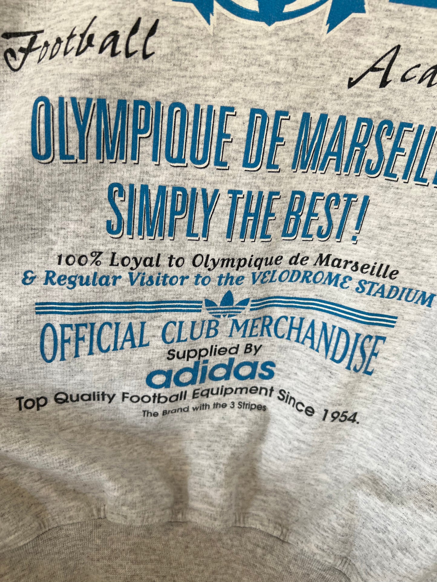 VINTAGE ADIDAS SWEATER MARSEILLE S
