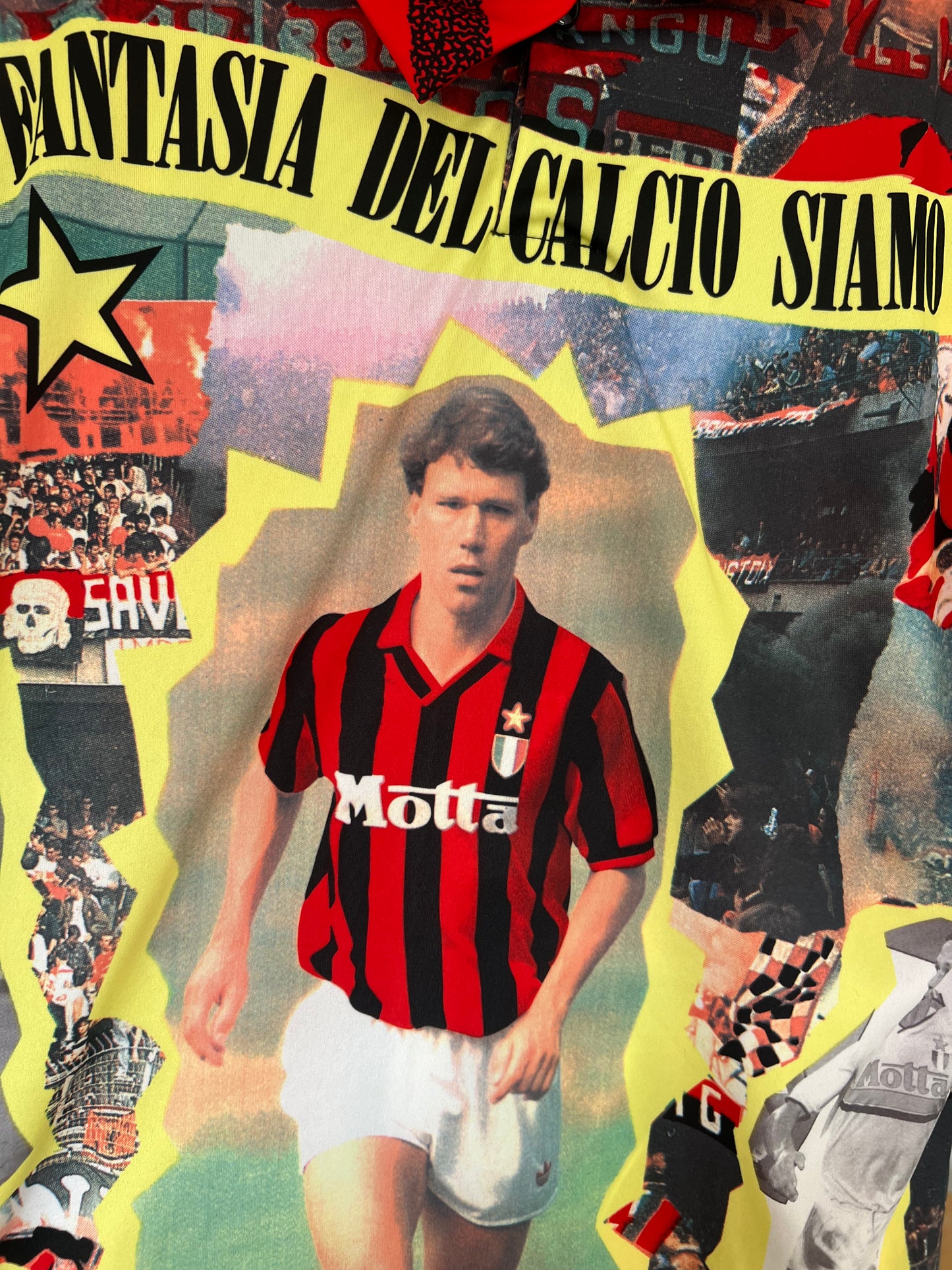 90er FANTRIKOT AC MILAN VAN BASTEN M