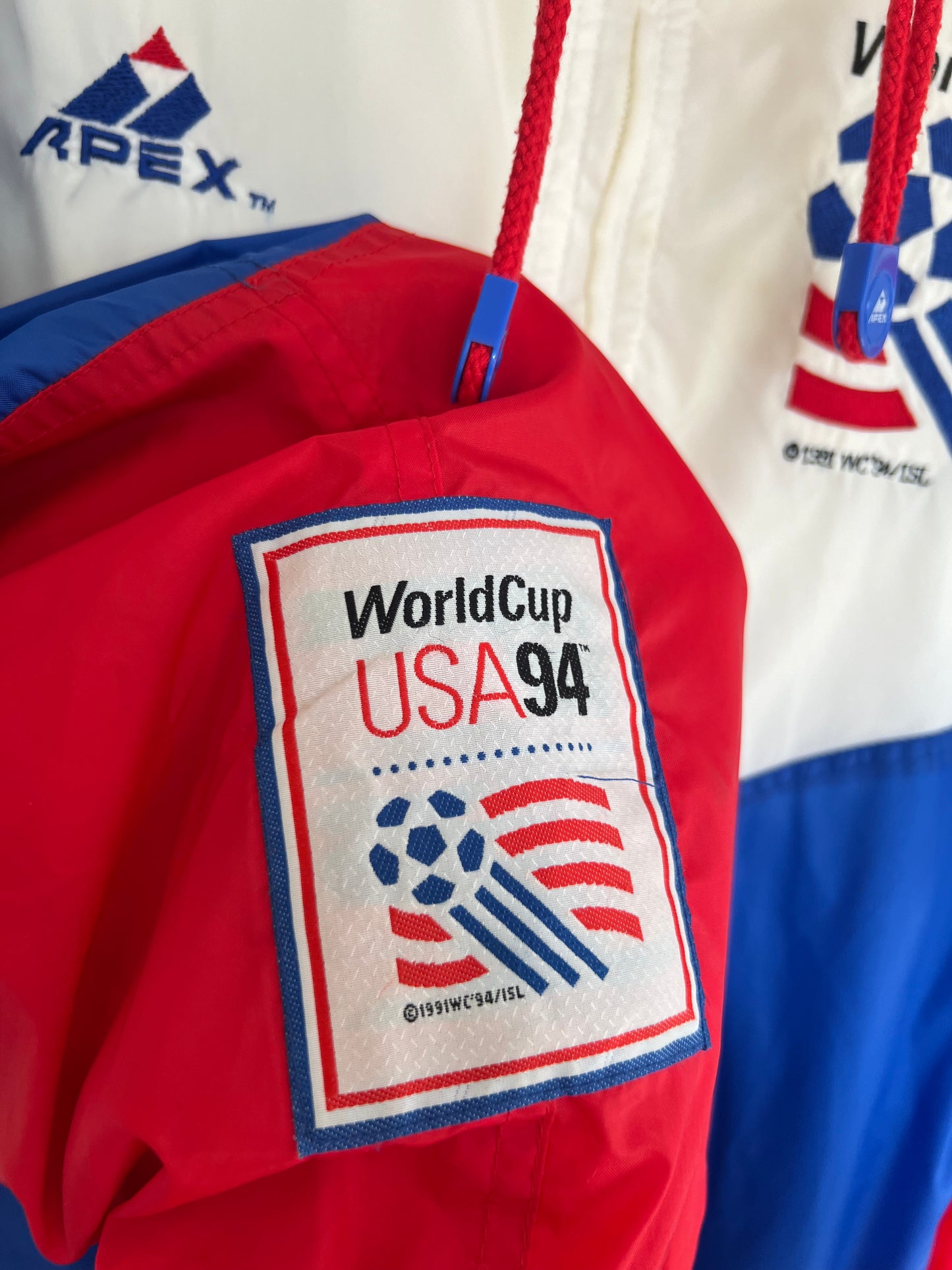 VINTAGE APEX WORLD CUP 94 USA JACKE XL