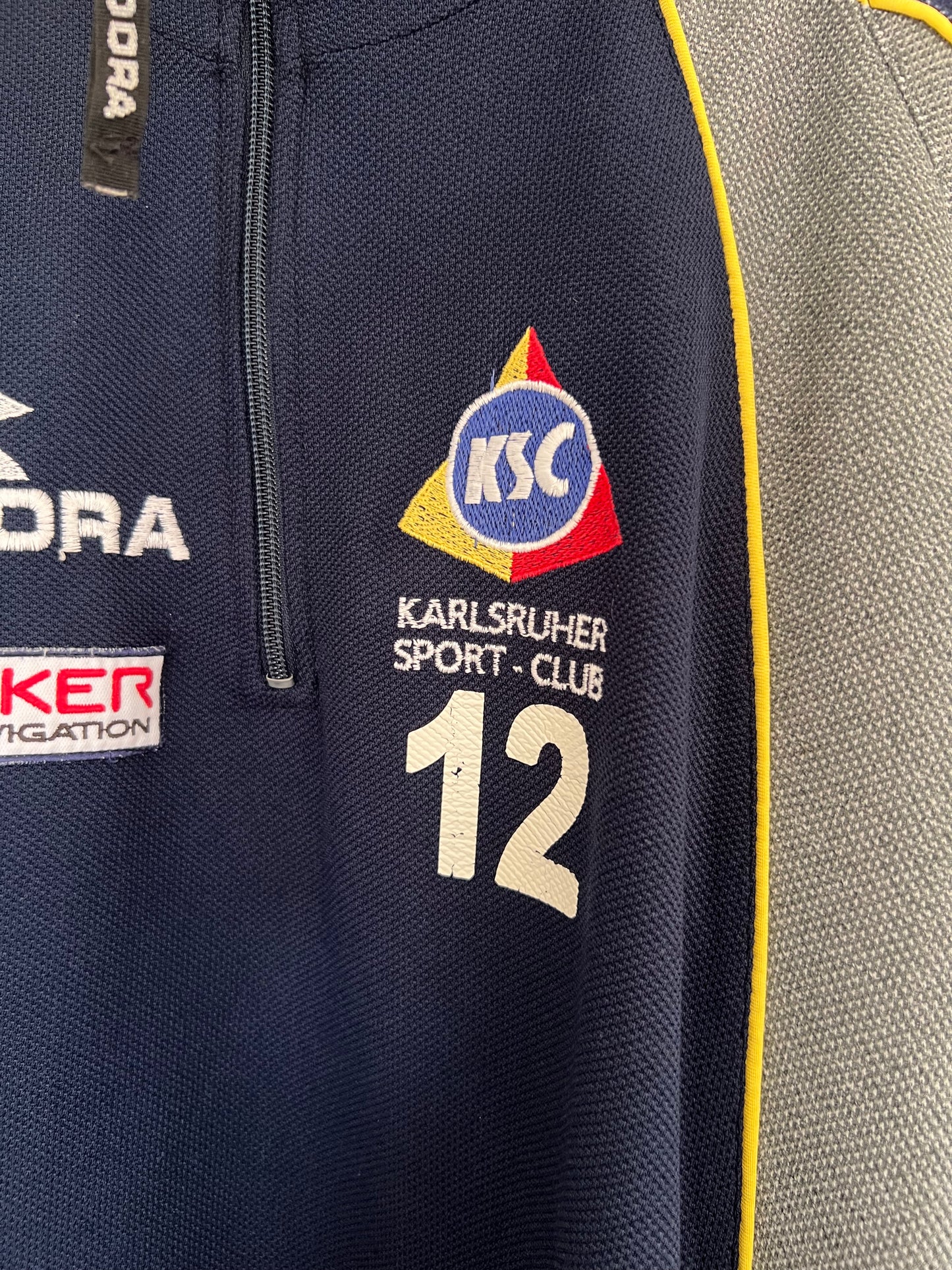 KARLSRUHER SC TRAININGSWEATER 99/00 DIADORA