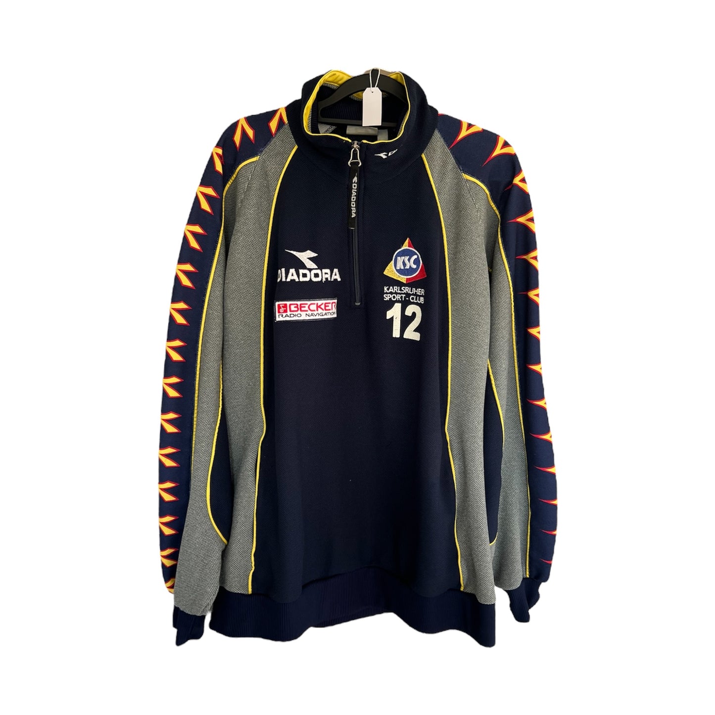 KARLSRUHER SC TRAININGSWEATER 99/00 DIADORA