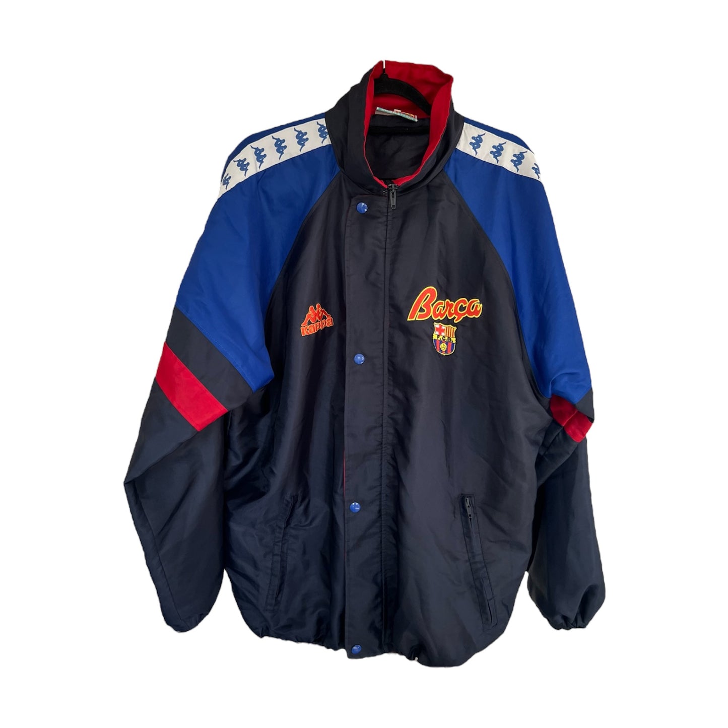 FC BARCELONA VINTAGE WINDBREAKER KAPPA L