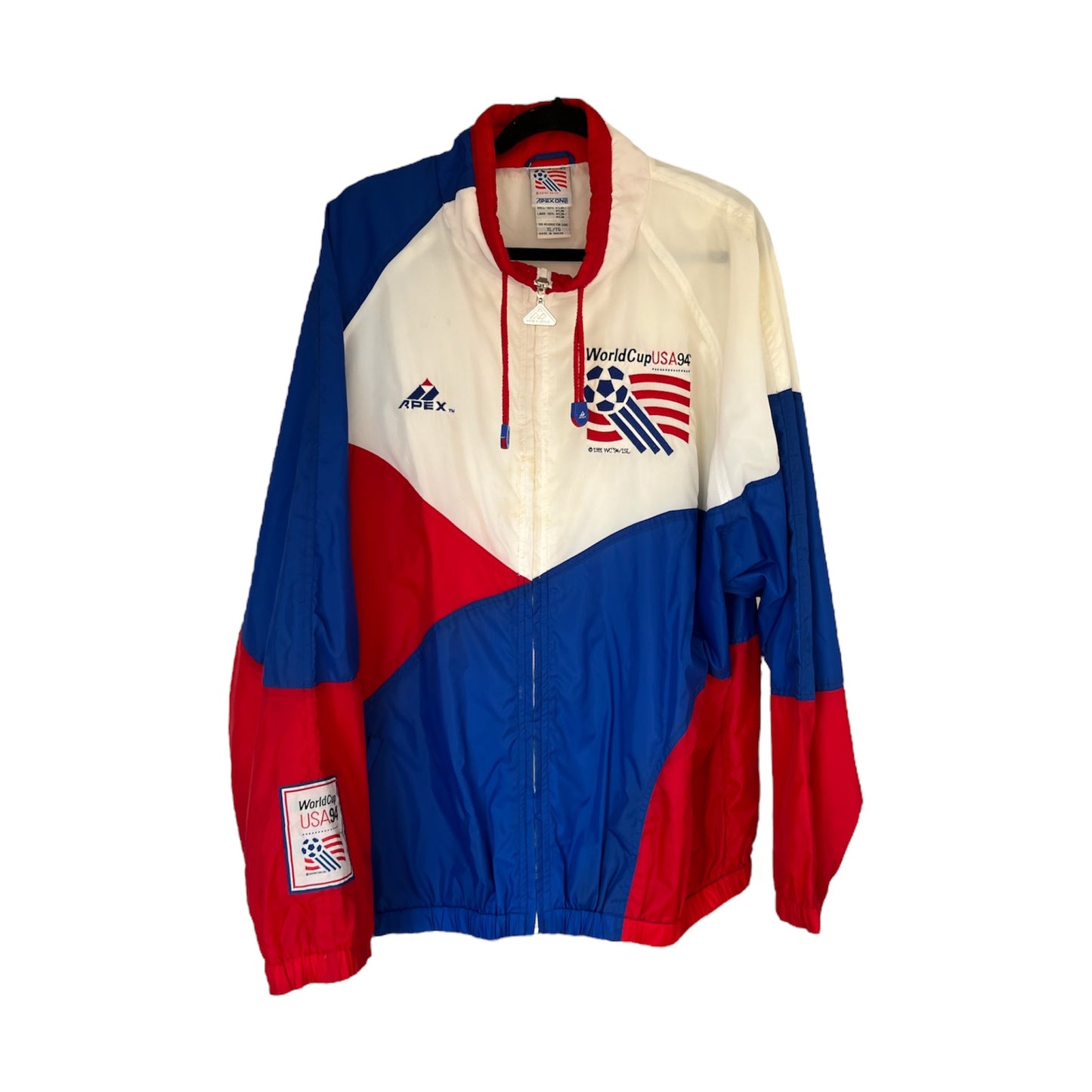 VINTAGE APEX WORLD CUP 94 USA JACKE XL